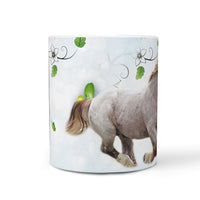 Breton Horse Print 360 White Mug - Deruj.com