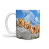 Cute Yorkshire Dog On Mount Rushmore Print 360 Mug - Deruj.com