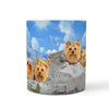 Cute Yorkshire Dog On Mount Rushmore Print 360 Mug - Deruj.com