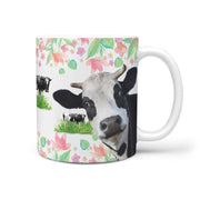 Holstein Friesian cattle (Cow) Print 360 White Mug - Deruj.com