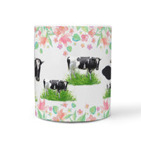 Holstein Friesian cattle (Cow) Print 360 White Mug - Deruj.com