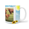 Brangus Cattle (Cow) Print 360 White Mug - Deruj.com