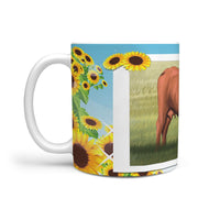 Brangus Cattle (Cow) Print 360 White Mug - Deruj.com