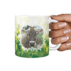 Brown Swiss Cattle (Cow) Print 360 White Mug - Deruj.com