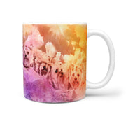 Cute Yorkie Color Art Mount Rushmore Print 360 Mug - Deruj.com