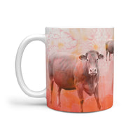 Limousin Cattle (Cow) Print 360 White Mug - Deruj.com