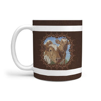 Guernsey Cattle (Cow) Print 360 White Mug - Deruj.com