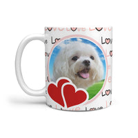 Cute Maltese Print 360 White Mug - Deruj.com