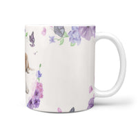 Saint Bernard Dog Print 360 White Mug - Deruj.com