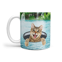 Cute Bangle Cat Print 360 Mug - Deruj.com