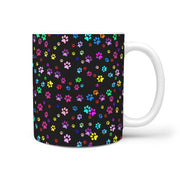 Colorful Paws Print Limited Edition 360 Mug - Deruj.com