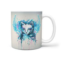 Cat Watercolor Art Print 360 Mug - Deruj.com