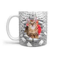 Toyger Cat Print 360 Mug - Deruj.com