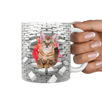 Toyger Cat Print 360 Mug - Deruj.com