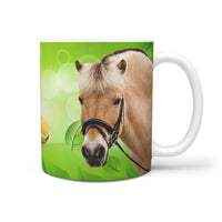 Fjord horse Print 360 White Mug - Deruj.com