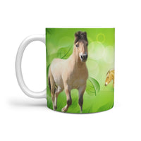 Fjord horse Print 360 White Mug - Deruj.com