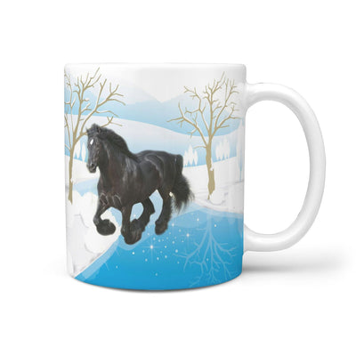 Gypsy Horse Print 360 White Mug - Deruj.com