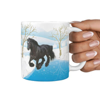 Gypsy Horse Print 360 White Mug - Deruj.com