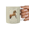 Paso Fino Horse Print 360 White Mug - Deruj.com