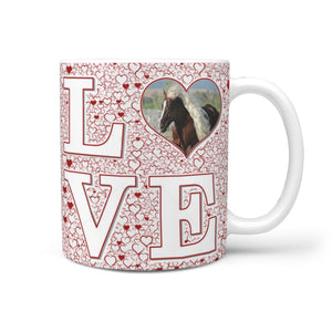 Black Forest Horse Print 360 White Mug - Deruj.com