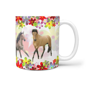 Kiger mustang Horse Print 360 White Mug - Deruj.com