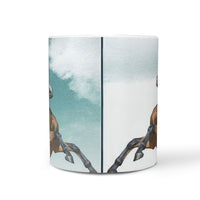 Lusitano Horse Print 360 White Mug - Deruj.com