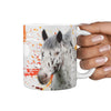 Noriker Horse Print 360 White Mug - Deruj.com