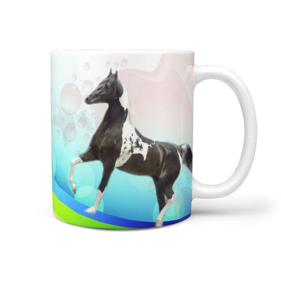 National Show Horse Print 360 White Mug - Deruj.com