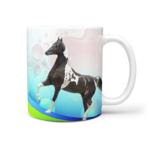 National Show Horse Print 360 White Mug - Deruj.com