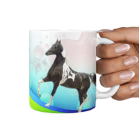 National Show Horse Print 360 White Mug - Deruj.com