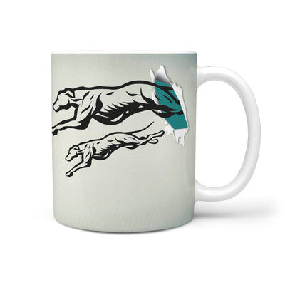 Greyhound Dog Vector Print 360 Mug - Deruj.com