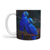 Hyacinth Macaw Parrot Print 360 Mug - Deruj.com