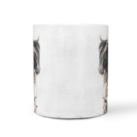 Poitevin Horse Print 360 White Mug - Deruj.com