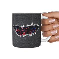 American Gun And Skull Print 360 Mug - Deruj.com