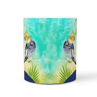 Cockatiel Parrot Art Print 360 Mug - Deruj.com