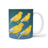 Domestic Canary Bird Print 360 Mug - Deruj.com