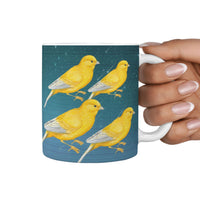 Domestic Canary Bird Print 360 Mug - Deruj.com