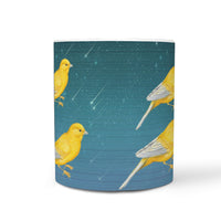 Domestic Canary Bird Print 360 Mug - Deruj.com