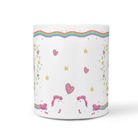 Cute Unicorn Print 360 White Mug - Deruj.com