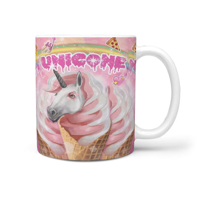 'Creamy' Unicorn Print 360 White Mug - Deruj.com