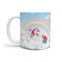 Rainbow Unicorn Print 360 White Mug - Deruj.com