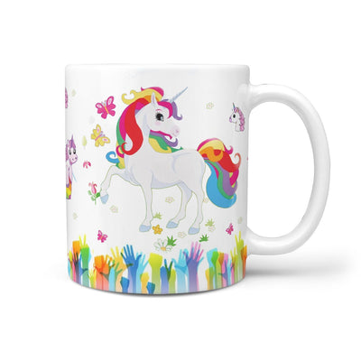 Amazing Unicorn Art Print 360 White Mug - Deruj.com