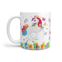 Amazing Unicorn Art Print 360 White Mug - Deruj.com