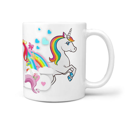 Magical Unicorn Print 360 White Mug - Deruj.com