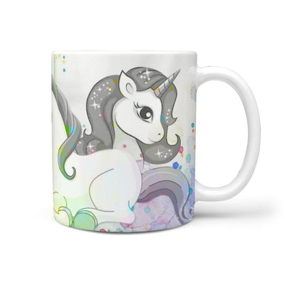 Unicorn Art Print 360 White Mug - Deruj.com