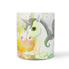 Unicorn Art Print 360 White Mug - Deruj.com