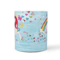 Unicorn Love Print 360 White Mug - Deruj.com