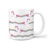 Unicorn Pattern Print 360 White Mug - Deruj.com