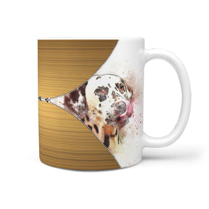 Dalmatian Dog Watercolor Print 360 Mug - Deruj.com