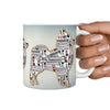 Pomeranian Dog Love Print 360 Mug - Deruj.com